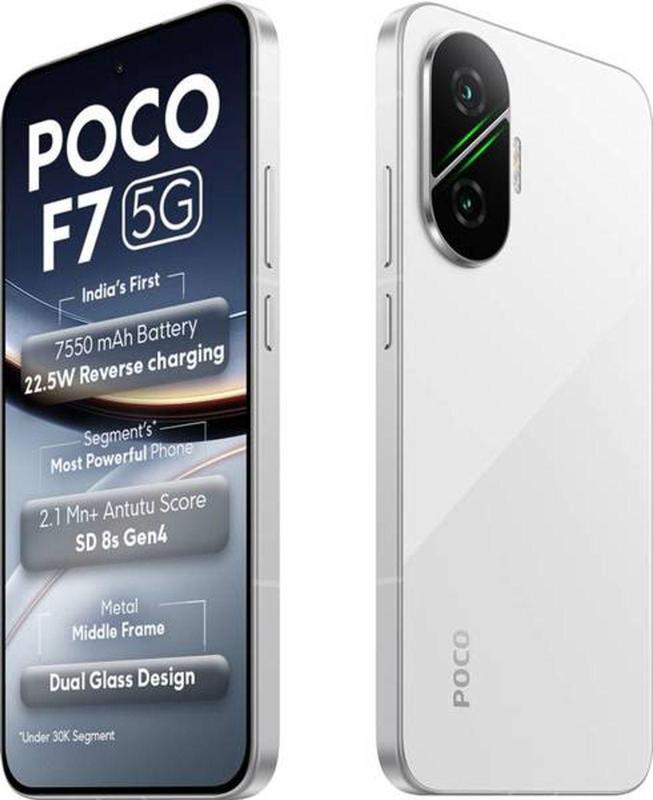 Smartphone POCO F7 5G 12GB RAM 512GB Tela 6.83 Dual Sim Branco